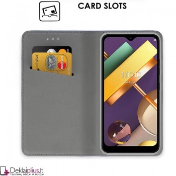 Telone smart magnet atverčiamas dėklas - raudonas (Lg K22)